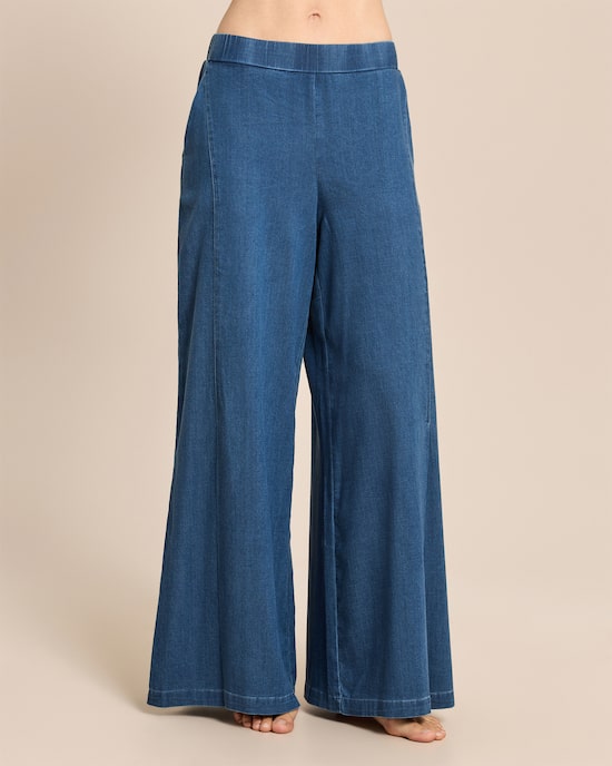 Produktabbildung für Hose aus Lyocellmix mit Layering