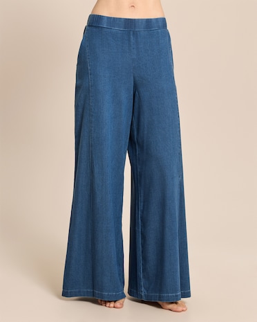 Produktabbildung für Hose aus Lyocellmix mit Layering