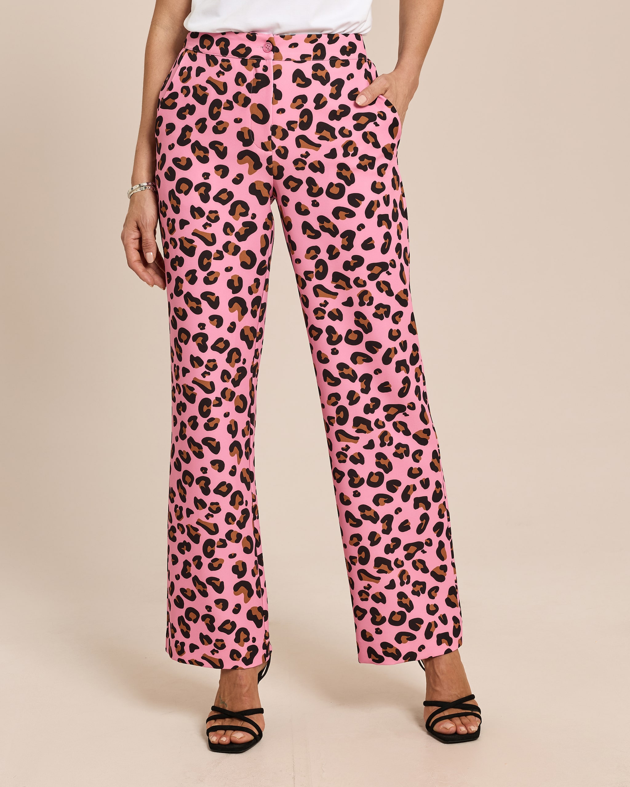 Produktabbildung für Wide Leg Hose aus Jersey