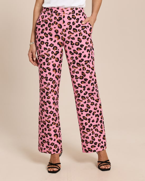 Produktabbildung für Wide Leg Hose aus Jersey