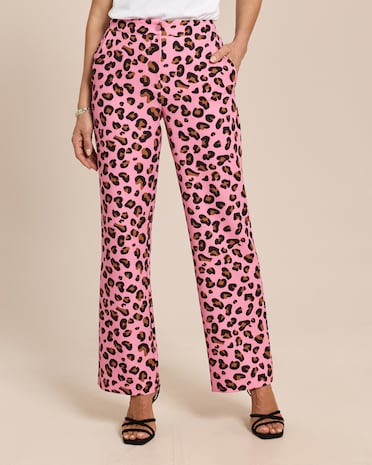 Produktabbildung für Wide Leg Hose aus Jersey
