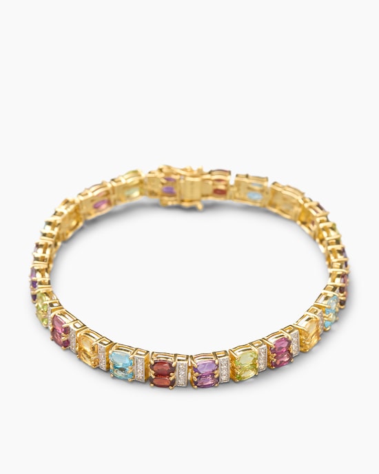 Produktabbildung für Armband mit Multi-Edelsteinen