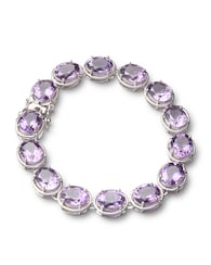 Produktabbildung für Armband mit Amethyst oder Sky Blue Topas