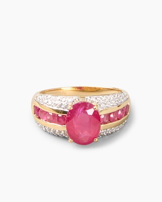 Produktabbildung 2 für Ring mit Sambia-Rubin