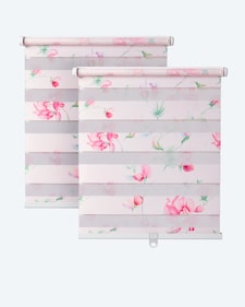 Produktabbildung für Night & Day Rollo "Orchidee", 2tlg.