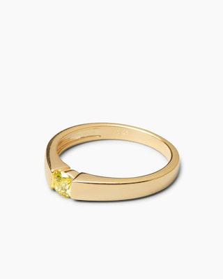 Produktabbildung 3 für Ring mit gelbem Brillant