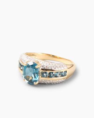 Produktabbildung 2 für Ring mit London Blue Topas