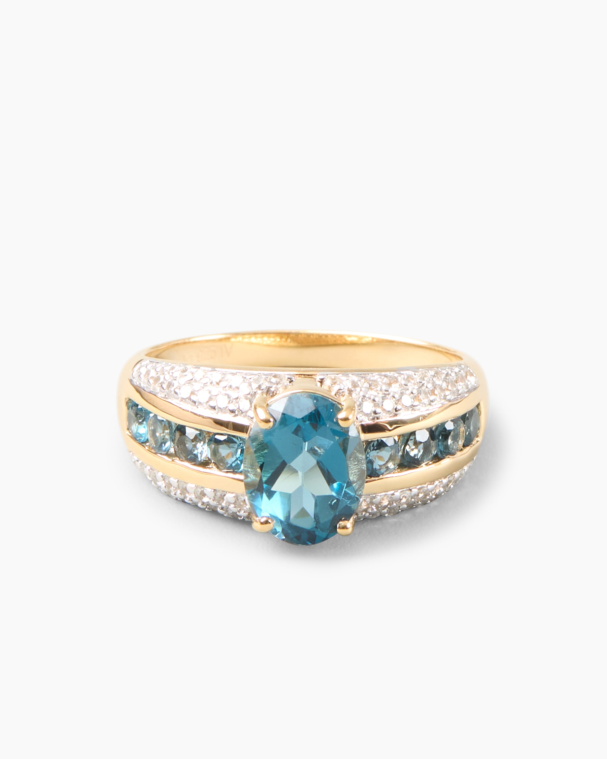 Produktabbildung für Ring mit London Blue Topas