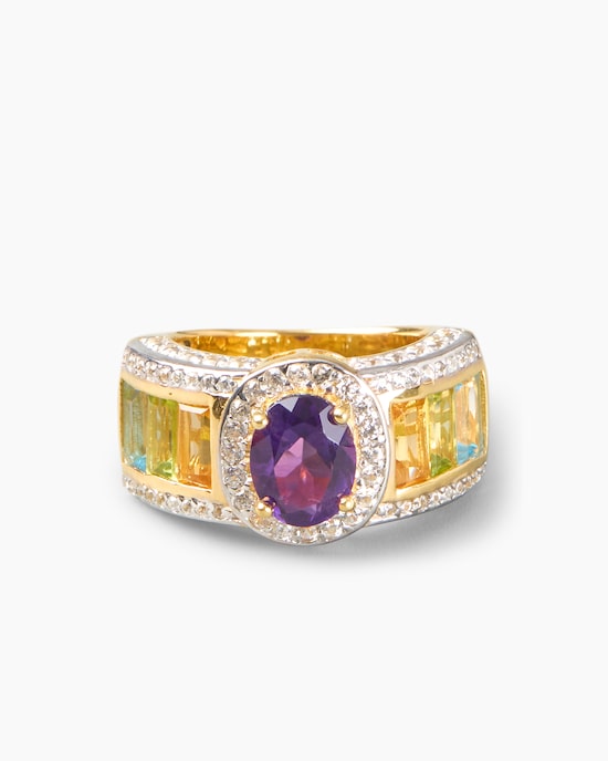 Produktabbildung für Ring mit Multi-Edelsteinen