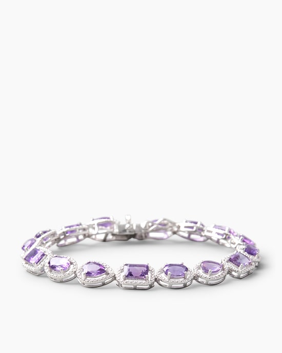 Produktabbildung für Armband mit Amethyst