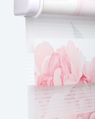 Produktabbildung 3 für Night & Day Rollo "Pfingstrose", 2tlg.