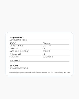 Produktabbildung 2 für Brillantring 0,25 ct