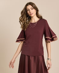 Produktabbildung für Jersey Shirt mit Volants