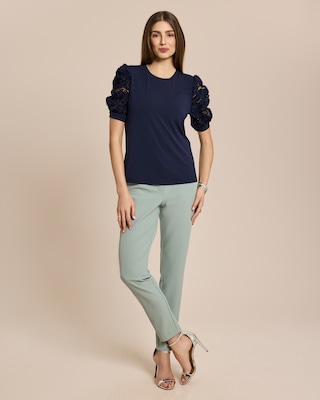 Produktabbildung 3 für SoftShine Jersey Shirt mit Spitze