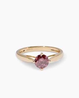 Produktabbildung für Ring mit pinkem Brillant ca. 1,00 ct