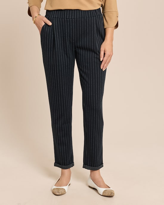 Produktabbildung für Relaxed Fit Nadelstreifen Schlupfhose