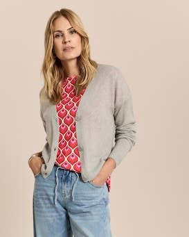 Produktabbildung für Strickjacke mit Knopfleiste