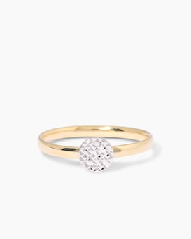 Produktabbildung für Ring mit diamantierter Oberfläche