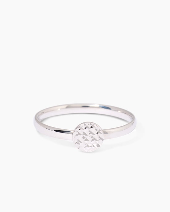 Produktabbildung für Ring mit diamantierter Oberfläche