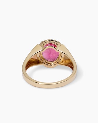 Produktabbildung 4 für Ring mit Pink Turmalin & Brillanten