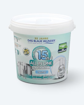 Produktabbildung für Geschirrspülpulver 15-in-1, 1.000 + 125 g