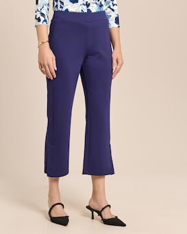 Produktabbildung für Straight Hose aus Ponte mit Schlitz