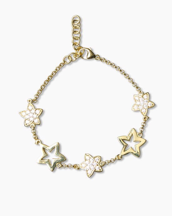 Produktabbildung für Armband mit Seesternen & Zirkonia