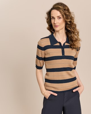 Produktabbildung 1 für Strick-Poloshirt