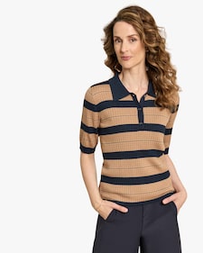 Produktabbildung für Strick-Poloshirt