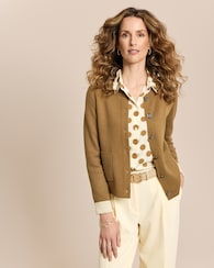 Produktabbildung für Doubleface-Cardigan mit Metallknöpfen