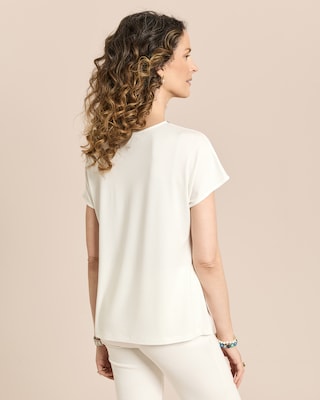 Produktabbildung 4 für Shirt mit aquarellem Blumenprint