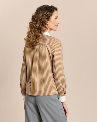 Produktabbildung 4 für Baumwollstretch Bluse gestreift