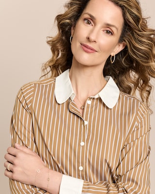 Produktabbildung 5 für Baumwollstretch Bluse gestreift