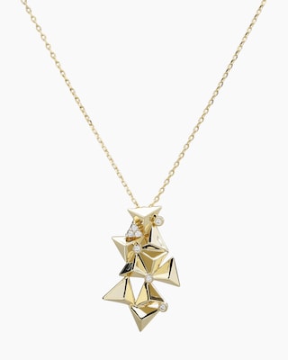 Produktabbildung 2 für Kette + Anhänger mit Zirkonia