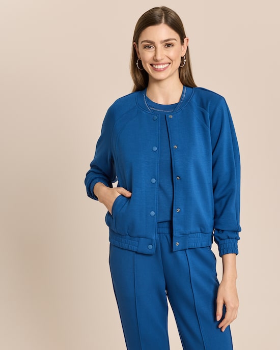 Produktabbildung für Jersey Blouson mit Metallic Garn