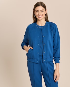 Produktabbildung für Jersey Blouson mit Metallic Garn