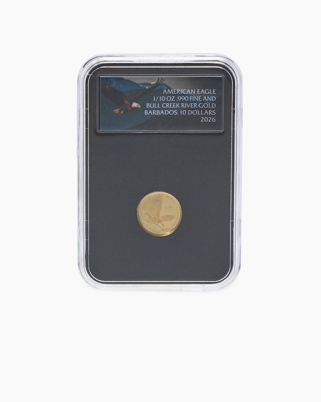 Goldmünze Bull Creek Rivergold Eagle