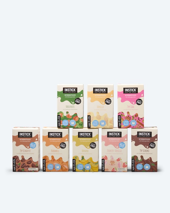 Produktabbildung für Instick Getränkepulver für Milch, 8 x 12 Stck.