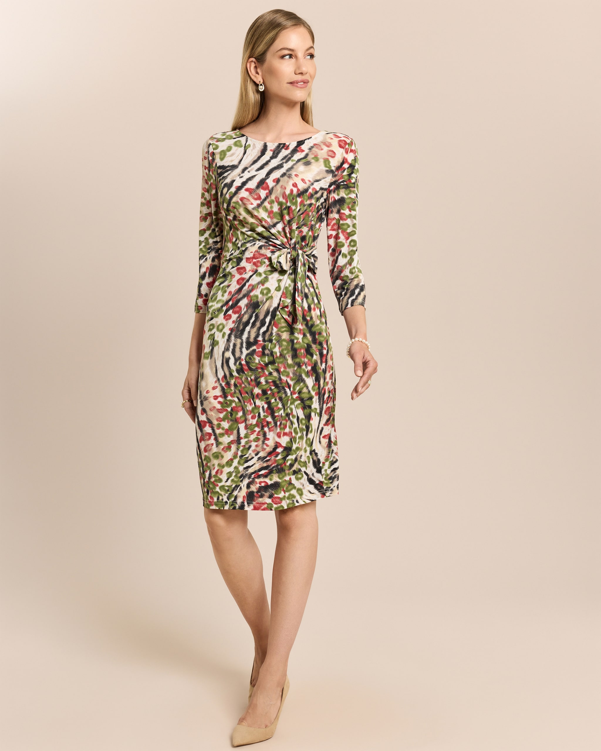 Produktabbildung für Kleid mit Animalprint