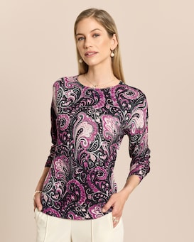 Produktabbildung für Pullover mit Paisleydruck