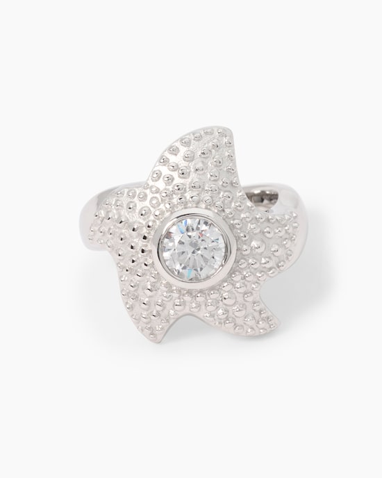 Produktabbildung für Seestern-Ring mit Zirkonia