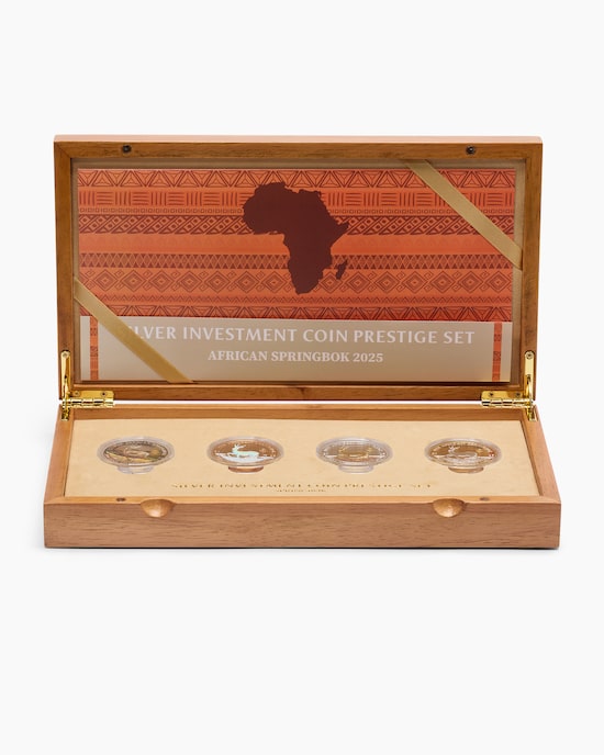 Produktabbildung für Silver Investment Prestige Set Springbock 2025