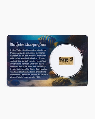 Produktabbildung 1 für Goldbarren "Meerjungfrau" + Box