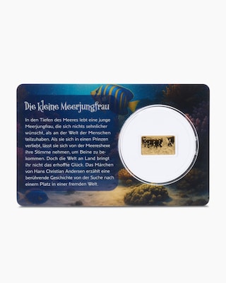 Produktabbildung 1 für Goldbarren "Meerjungfrau" + Box