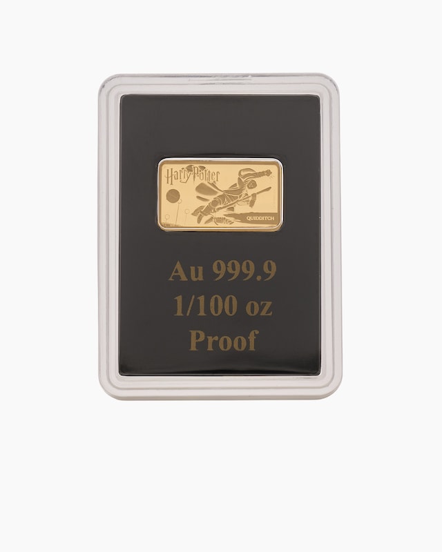 Goldmünzbarren Harry Potter: Quidditch