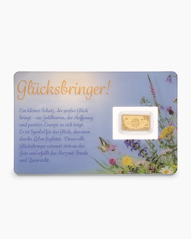 Goldmünzbarren Glücksbringer 2026