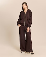 Produktabbildung für Zweiteiliges Jersey-Set mit Satin-Details