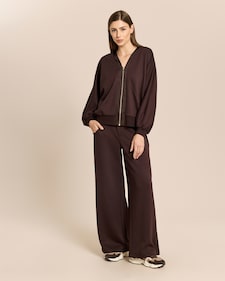 Produktabbildung für Zweiteiliges Jersey-Set mit Satin-Details