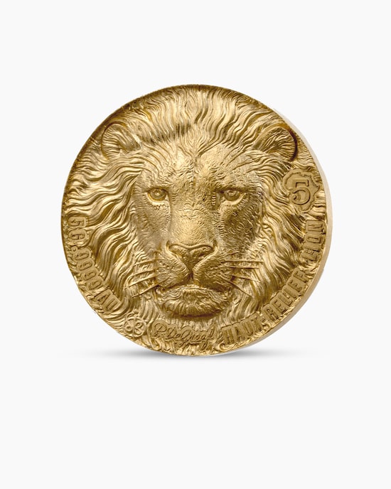 Produktabbildung für Goldmünze 5 Jahre „Big Five Africa - Löwe“