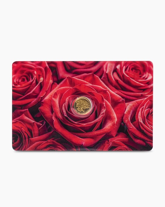 Produktabbildung für Goldmünze Rosenstrauß